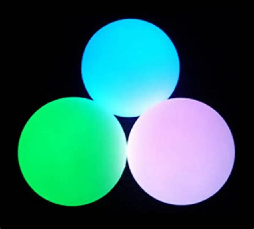 High Quality Luminous 40mm Seamless ABS Table Tennis Ball Game Pingpang Ball