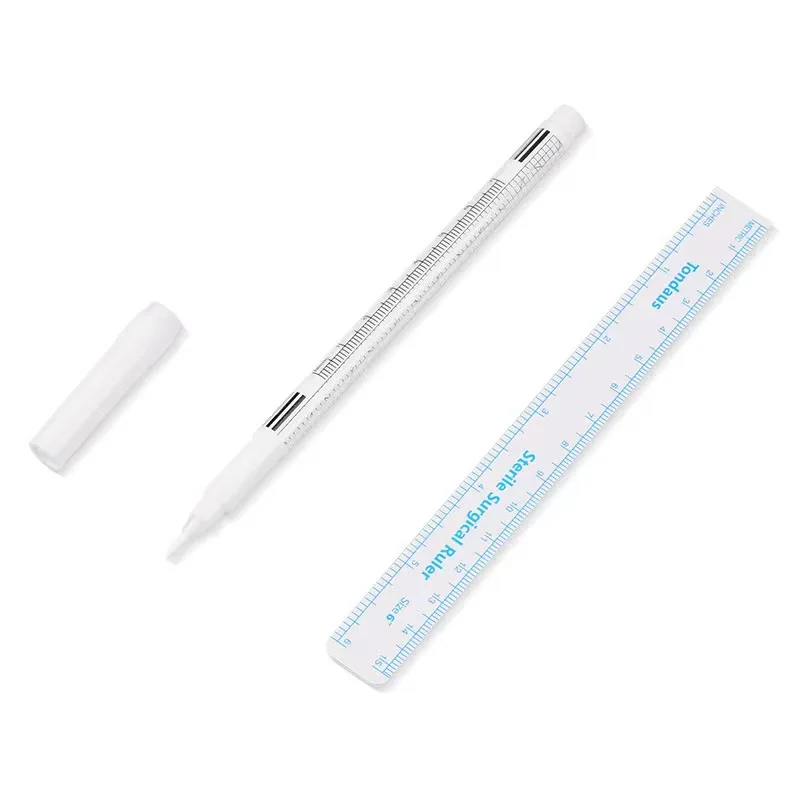 5mm/1mm Double/single Head Skin Marker Pmu Eyebrow Marker Pen Sterile Permanent Skin Marker Pen Surgical SkinMarker