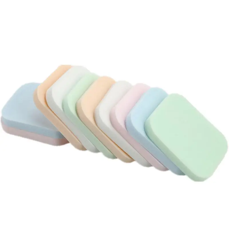 Beauty Customized Latex free makeup puffs square cosmetic sponge pad