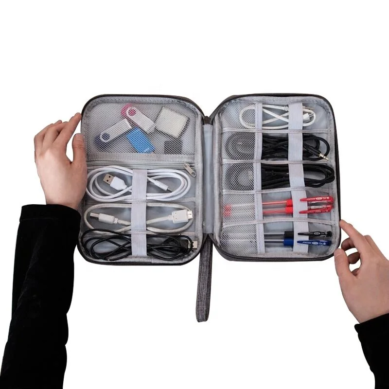 Waterproof Smart Electronic Organizer Small Portable Travel Cable Organizer Bag