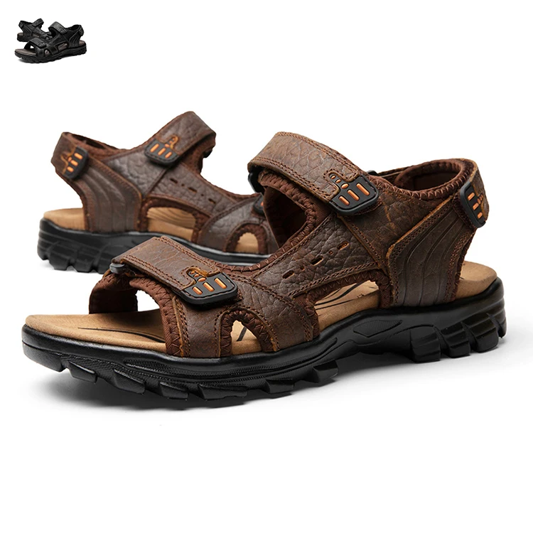 Оптовая продажа, удобные спортивные летние пляжные сандалии для мужчин