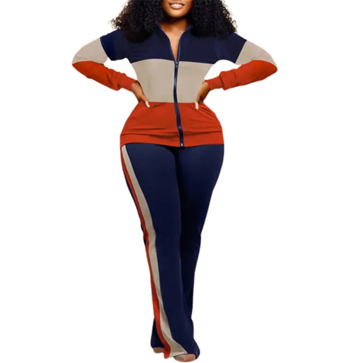 2024 Autumn Sports Sweatshirt Tops And Pants Set Women Matching Two Piece Set Ladies Streetwear Plus Size Outfits Tracksuit