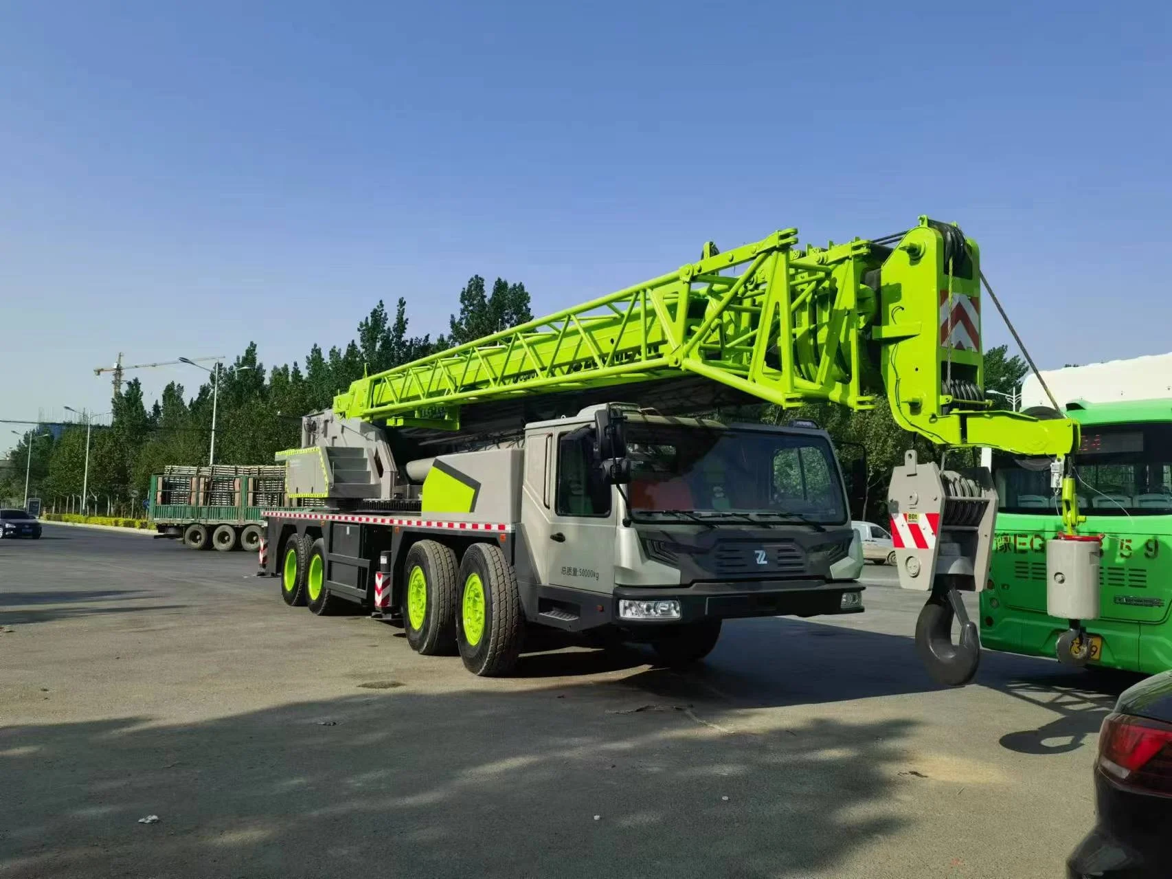 Used crane ZTC80H Zoomlion china brand Zoomlion 80H 80T Mobile Truck Crane  Mobile Truck Crane