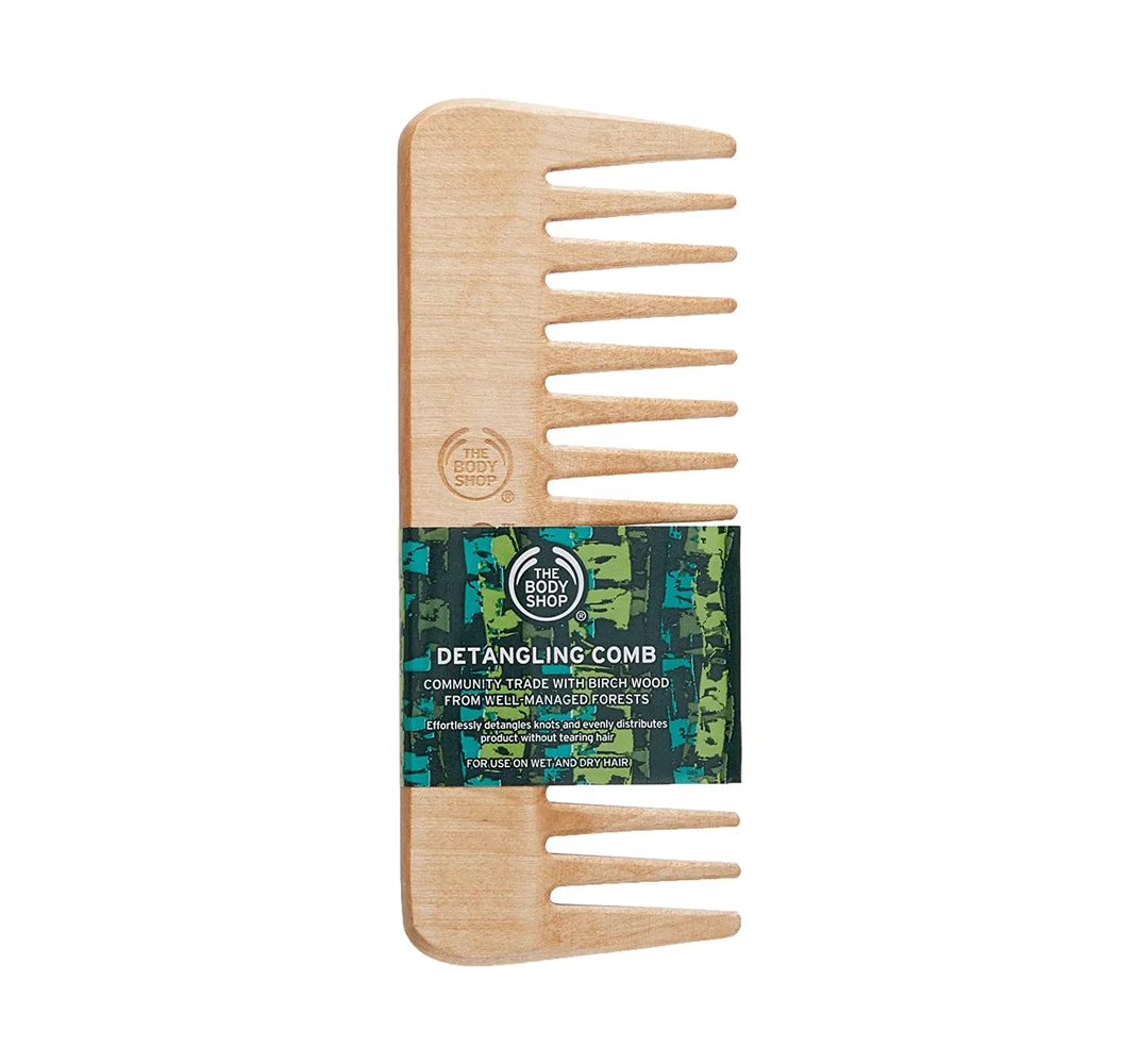 Best Sellers Wood Comb Custom LOGO Pocket Size Wide Tooth Detangling Wooden Hair Comb for Men Women