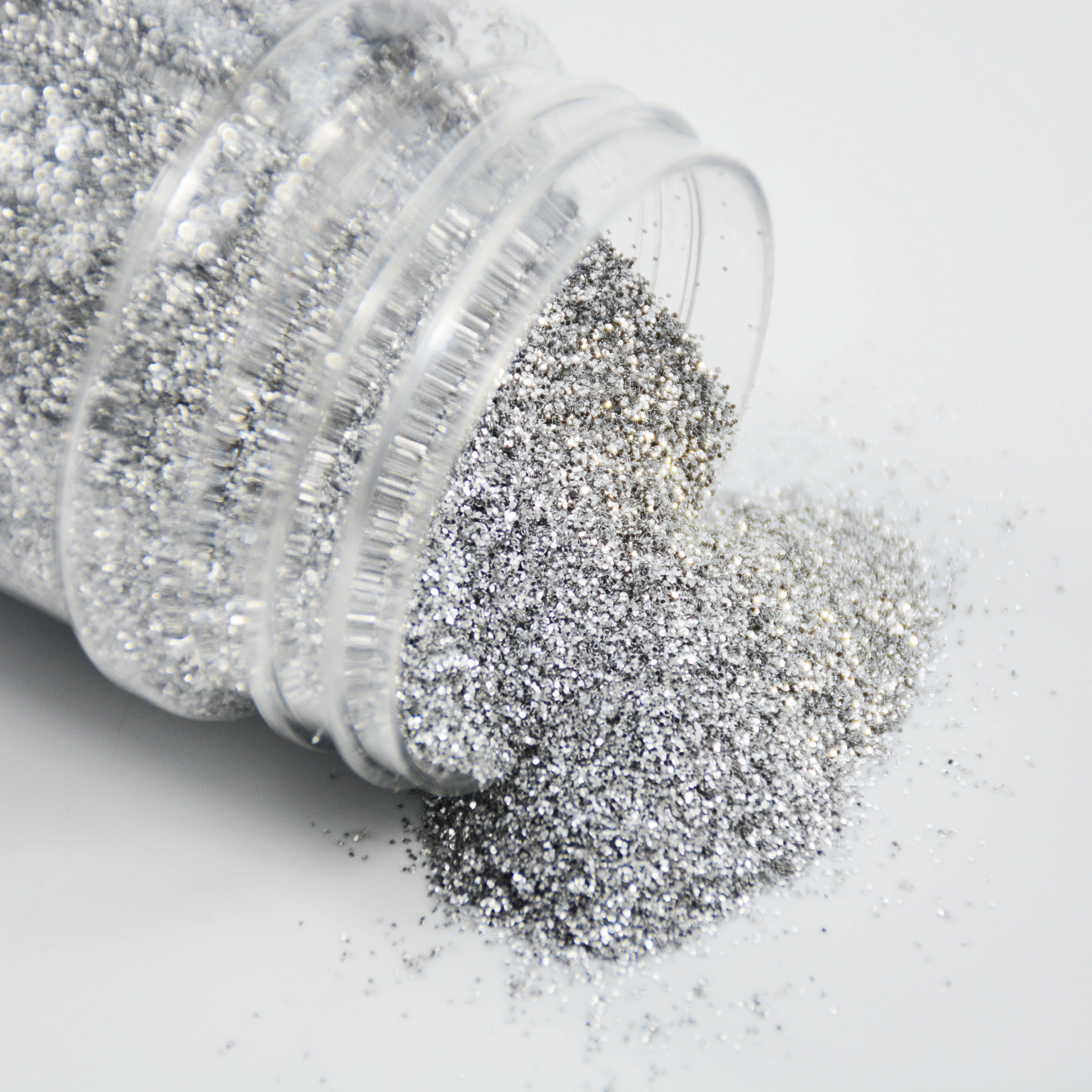OEM Bulk Aluminum Glitter Powder High Heat Resistance for Plastic Injection Customized Size and Shape