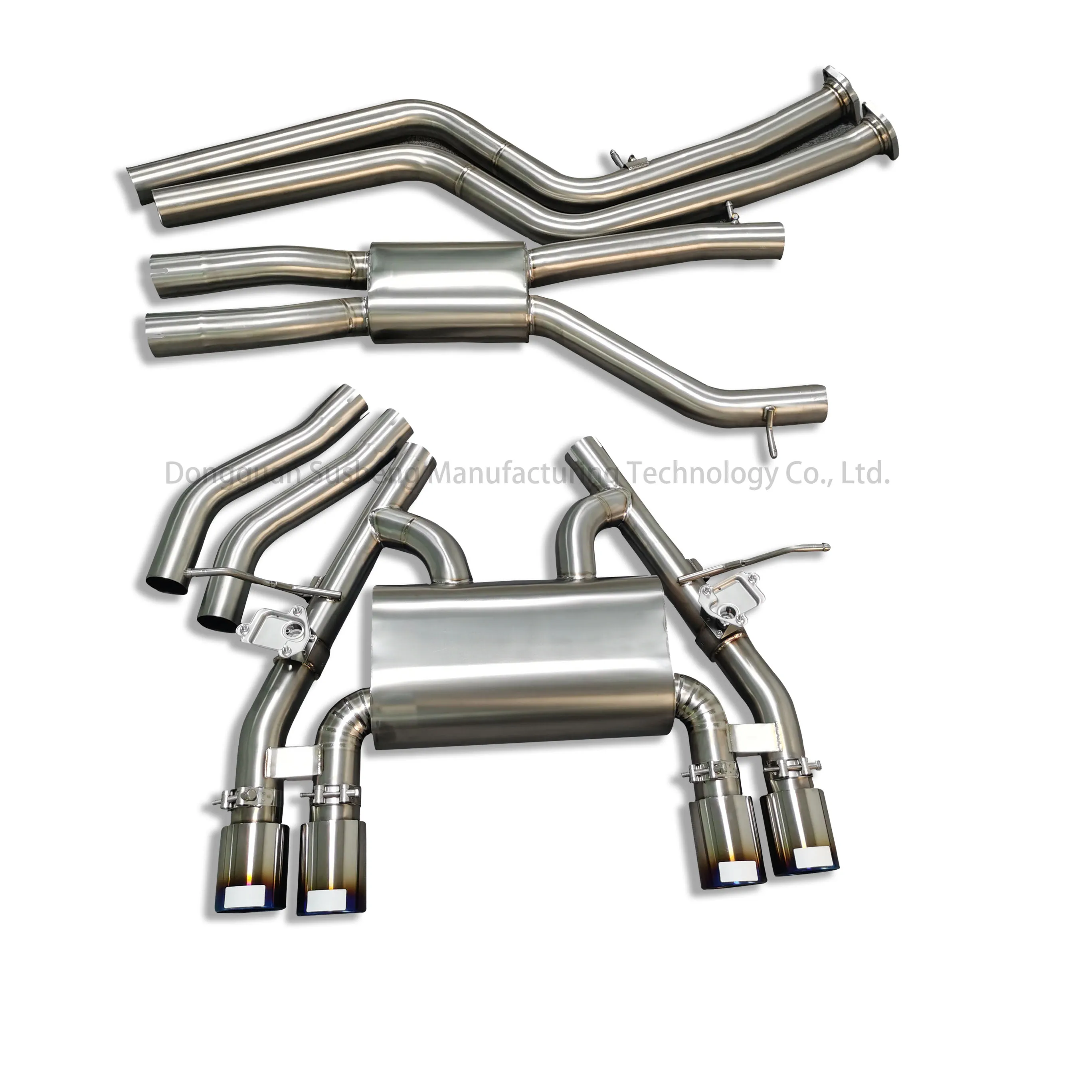 Titanium exhaust muffler exhaust of B*W F8X F80 F82 M2  M3 M4 catback exhaust