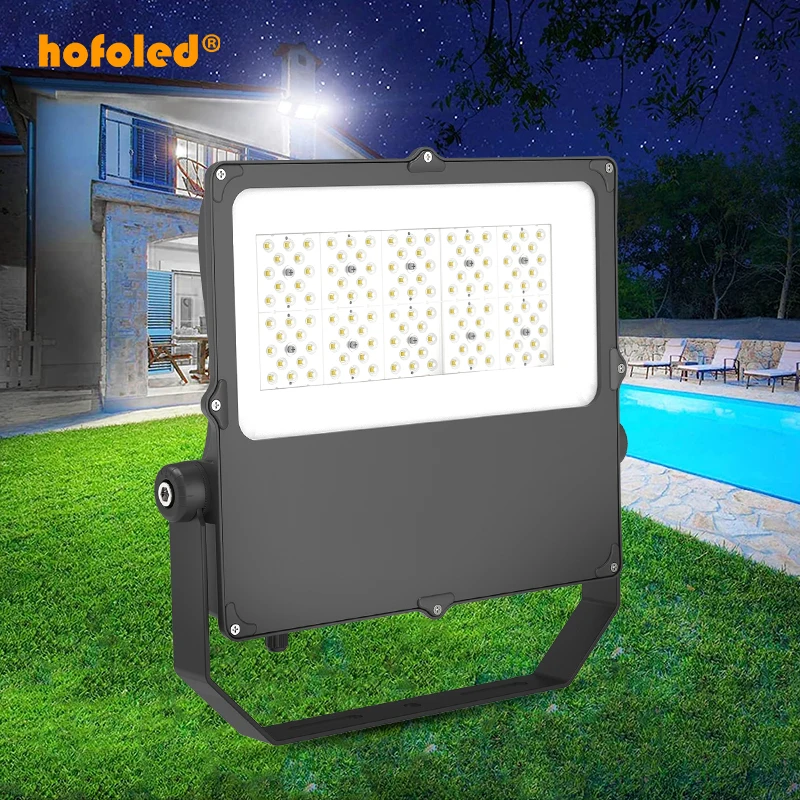 200W  300W 400W LED Flood Light for Sports Tennis Court Arena Stadium Lights IP66 Rating Aluminum Glass Lamp Body AC Power