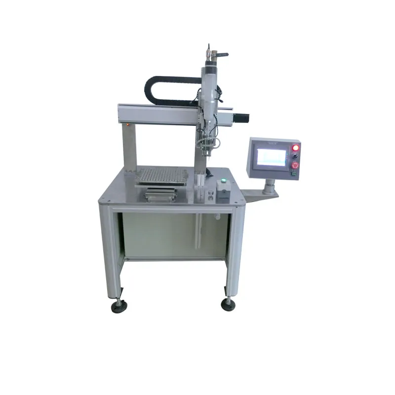 
CR-4004 automatic desktop dispenser efficiency 3000pcs-3500pcs/H robot dispenser 