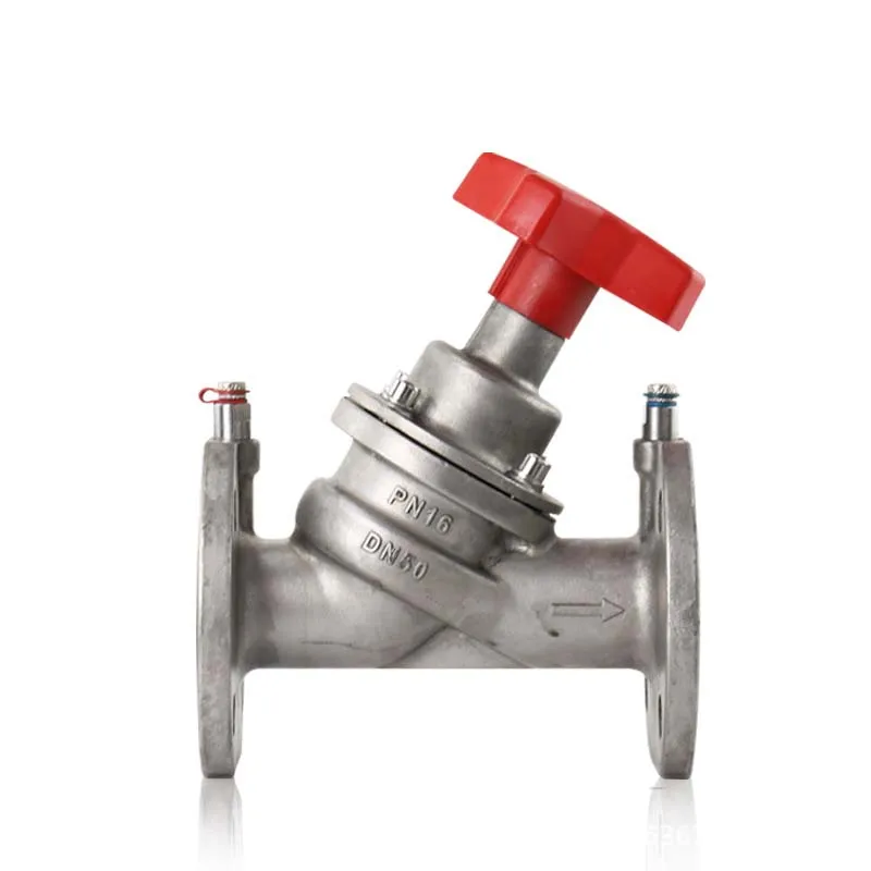 hot sale stainless steel thread end static balancing valve