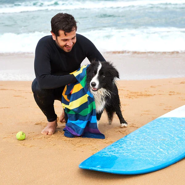 2023 New Custom Print Waffle Pet Beach Towels Sand Free Super Absorbent Microfiber Dog Towel