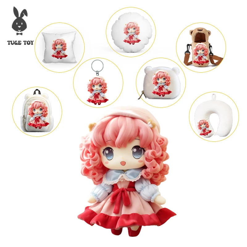 TUGE-Factory OEM Custom Plush Custom Stuffed Animal toy Make Your Own Design Custom doll manufacturers