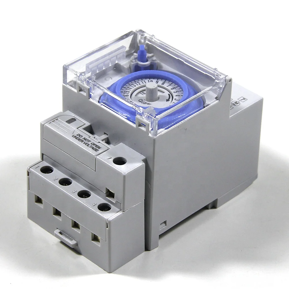 Wholesale Custom HHC181H 50-60hz High-temperature Resistant Din-rail Daily Program Mechanical Rotary Time Switch