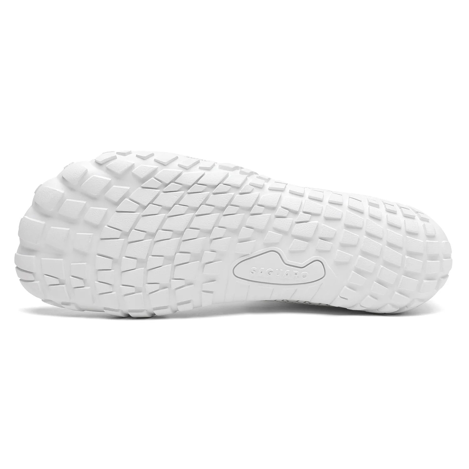 SAGUARO White Black Grey Outdoor Flexible Thin Rubber Outsole Wide Toe Box Zero Drop Minimalist Trail Running Barefoot Shoes