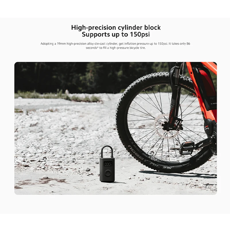 Xiaomi Portable Electric Air Compressor 2 Air Compressor Tire Sensor Pump Mijia 2 Portable Electric Air Compressor