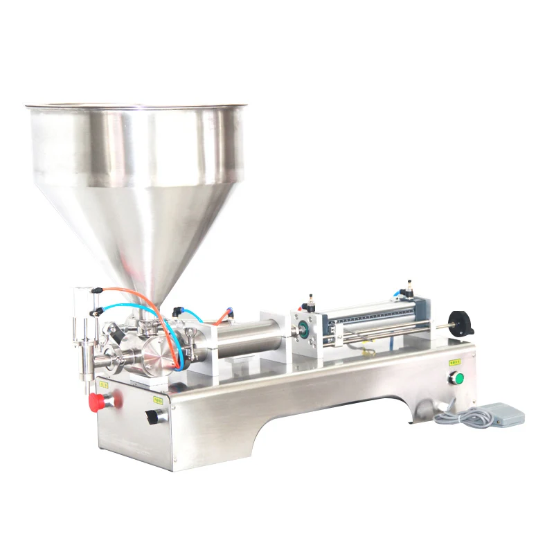 Pneumatic paste filling machine for high viscous liquid factory direct selling