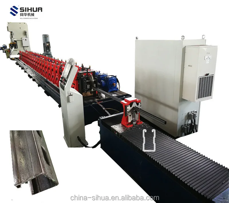 Installed Bracket Roll Forming Machine C Purlin Roll Forming Machine Mounting System Frame Machine