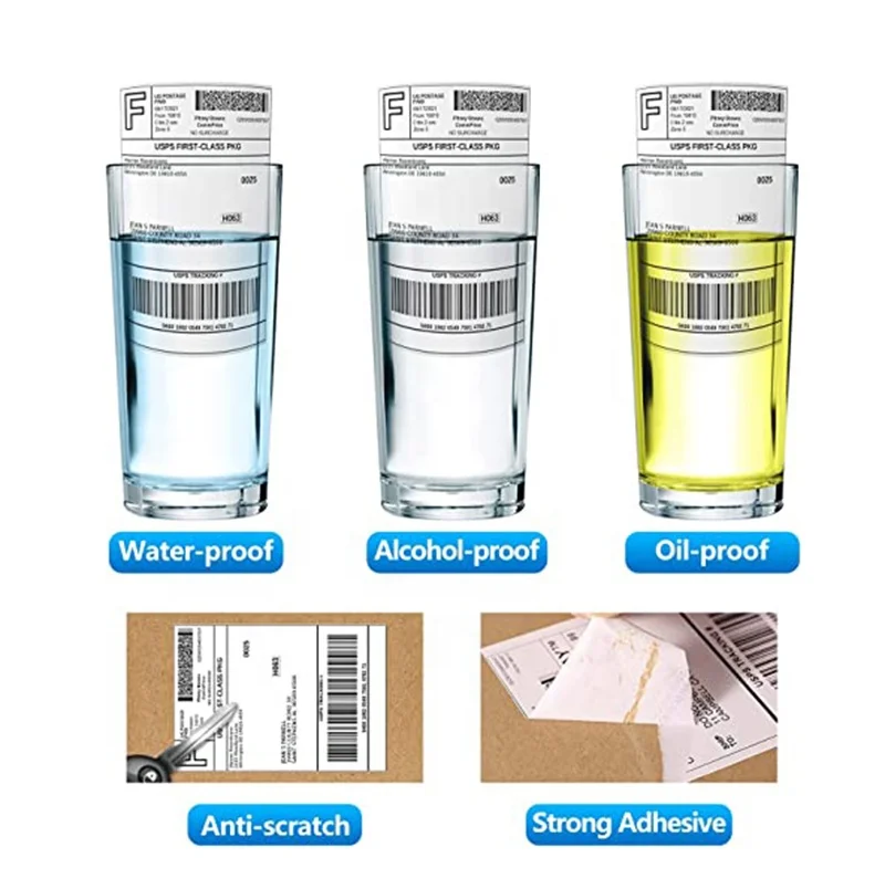 Cash Register 4x6 POS Electronic Label Price Termic Paper Jumbo Roll Shipping Transfer Printer Direct Thermal Label