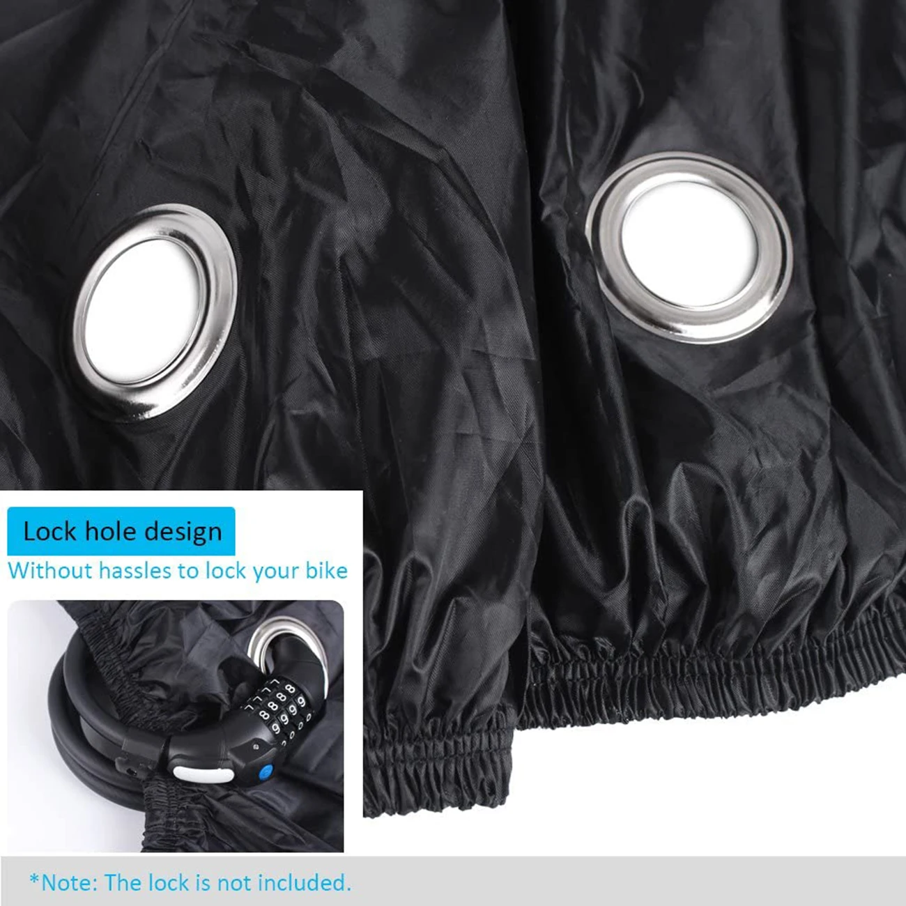 Waterproof XL Bicycle Cover Outside Bikes Storage Covers Rain Sun UV Dust Wind Proof Mountain Bicycle Covers Road Lock Hole