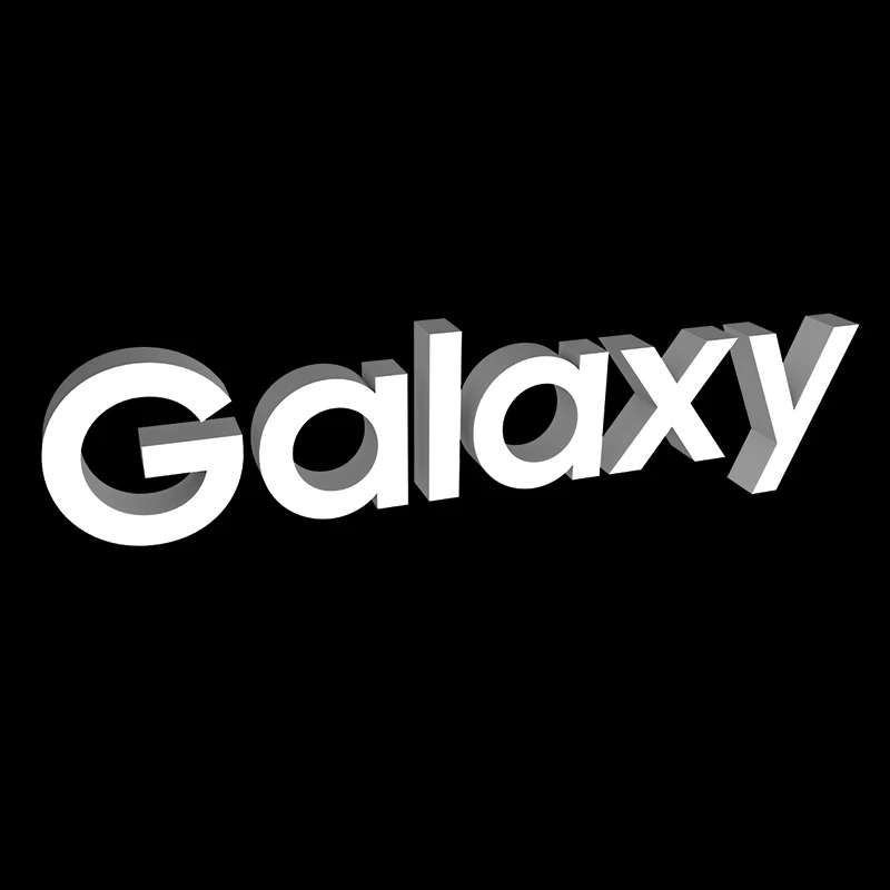 Custom Galaxy LED Sign ABS Mould LED Signage with LED PCB for SAMSUNG Mobile Shops