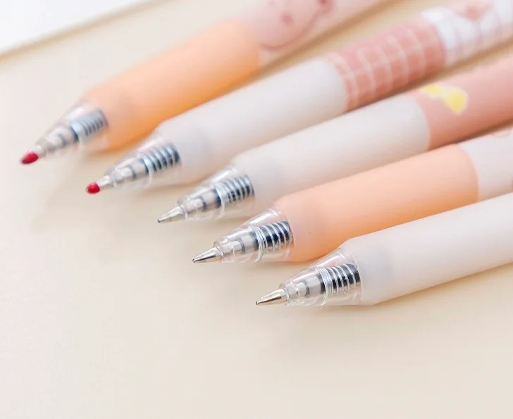 Cute Bear Gel Pen Animal Pen For School Writing Cute Neutral Pen Office Supplies Kids Stationery Gift