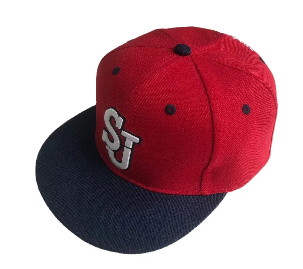 China wholesale custom 6 panel 3d embroidery flat brim Oem Classic Style snapback caps hats men Gorras Brim Yupoong Snapback