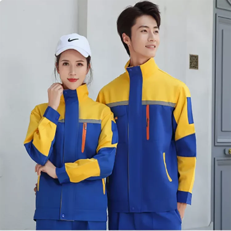 Factory Safety Long Sleeves Working Clothes Professional Work Uniform Safety Pants Jackets Maintenance Workwear