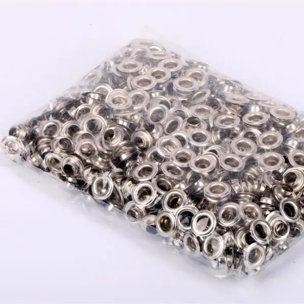 10mm/12mm Inner Diameter Aluminum Eyelets Grommets with Washers for PVC Tarpaulin Curtain Tape/Banners/Tarp Grommets