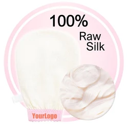 Горячая Распродажа 100% шелковые отшелушивающие перчатки Турецкая Ванна шелковые перчатки отшелушивающие для тела