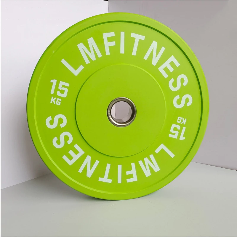 Fitness Weight lifting KG Steel Bumper Plates Powerlifting Calibrated Weight Plate