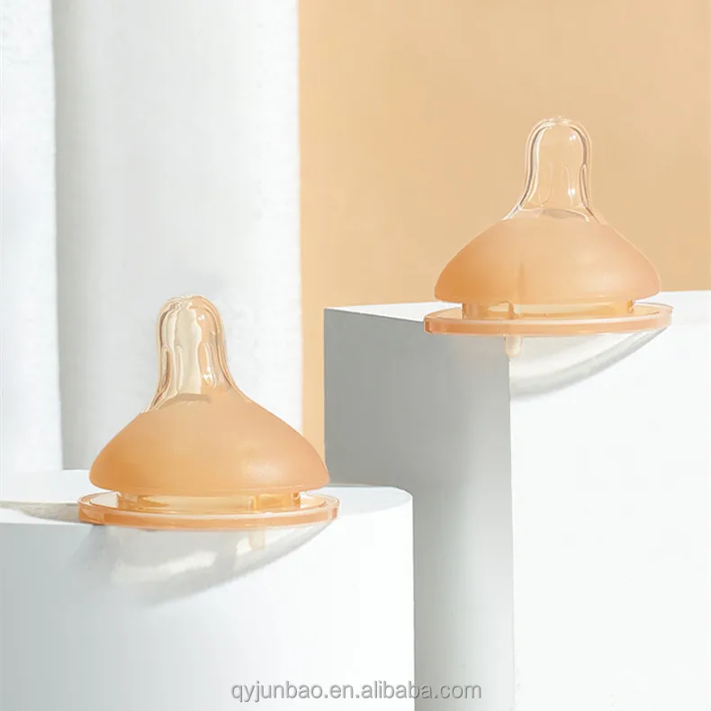 Baby pacifier feeder Feeding Bottle Nipple Replacement anti colic Teat Silicone Nipple bpa free bottle nipple with Slow Flow