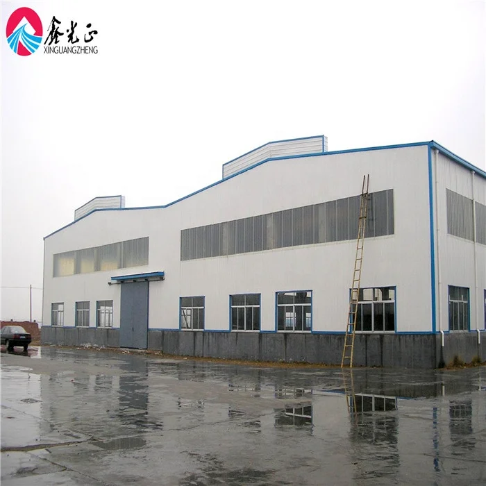 Structure Building Prefabricated  Material Metal Frame Warehouse/Workshop/Hangar Construction