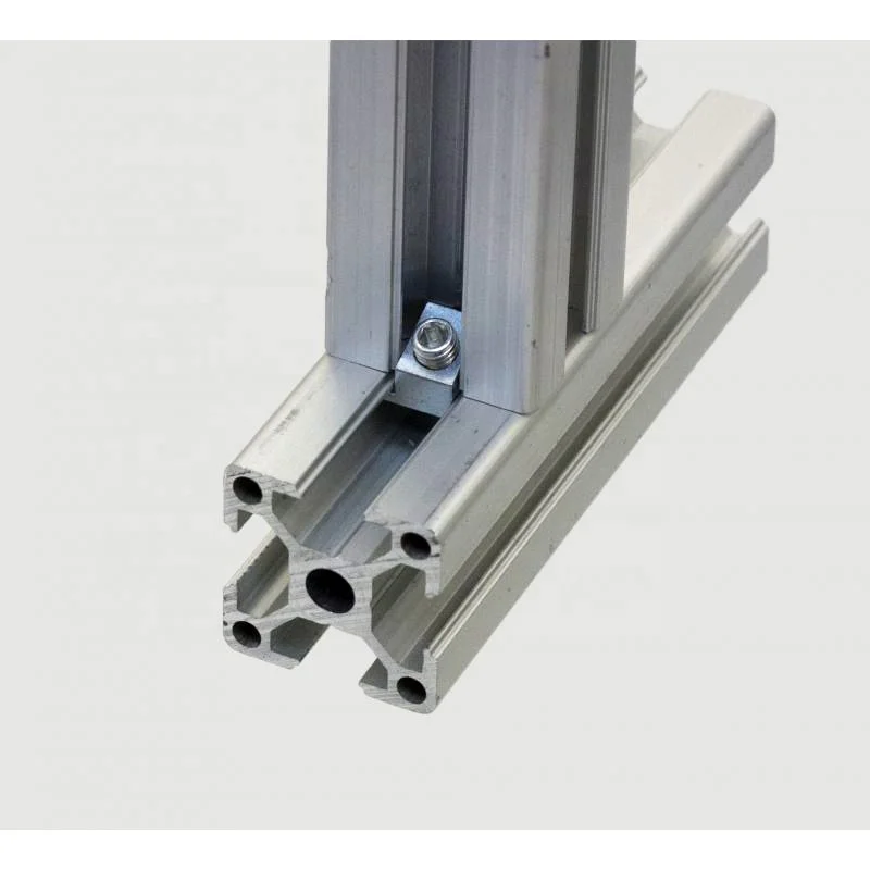 Wholesale Aluminum Profile Accessory Slot 8 Unner Angle Connector Including Screw For 40*40 Profile