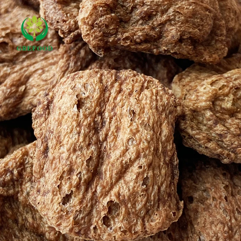 HALAL TVP as Vegetarian Beef 50%~68% protein textured soy protein chewy plant meat factory wholesale textured vegetable protein
