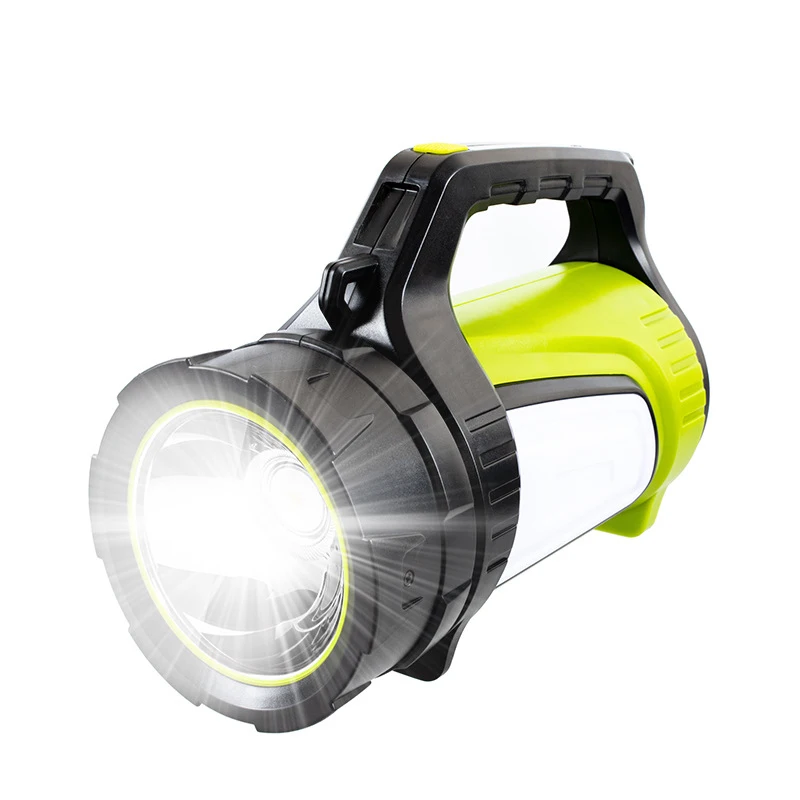 Professional Emergency Red Caution Hand light Camping LED Lighting Rechargeable high Power Hand Light Searchlight