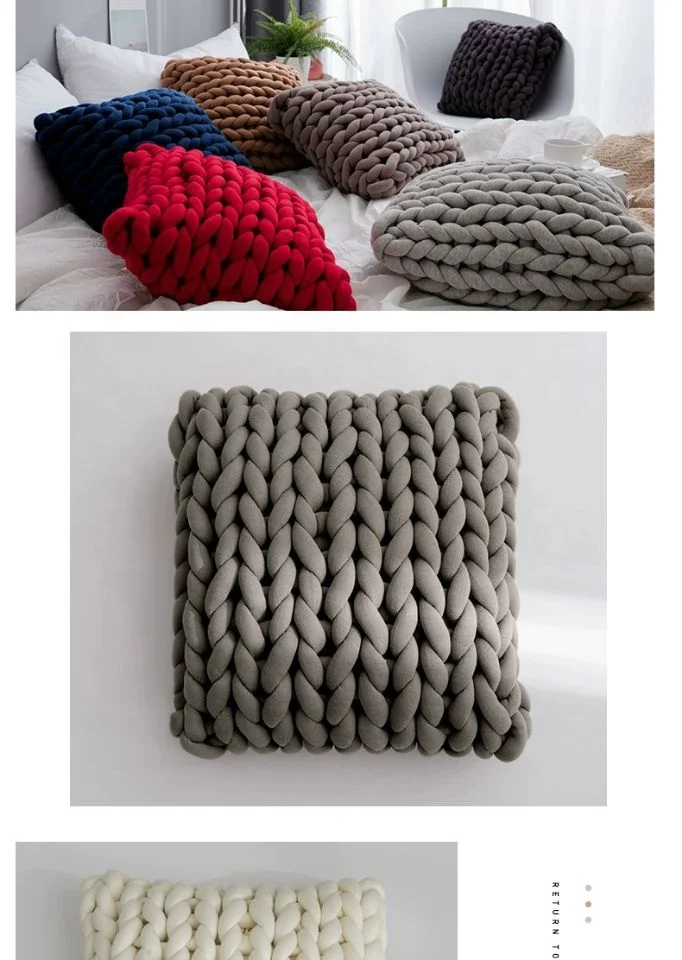 Knot Ball Plush Throw Pillow - Home Decor
