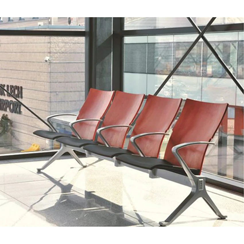 High quality air port waiting chair airport hospital waiting room area link bench waiting chair