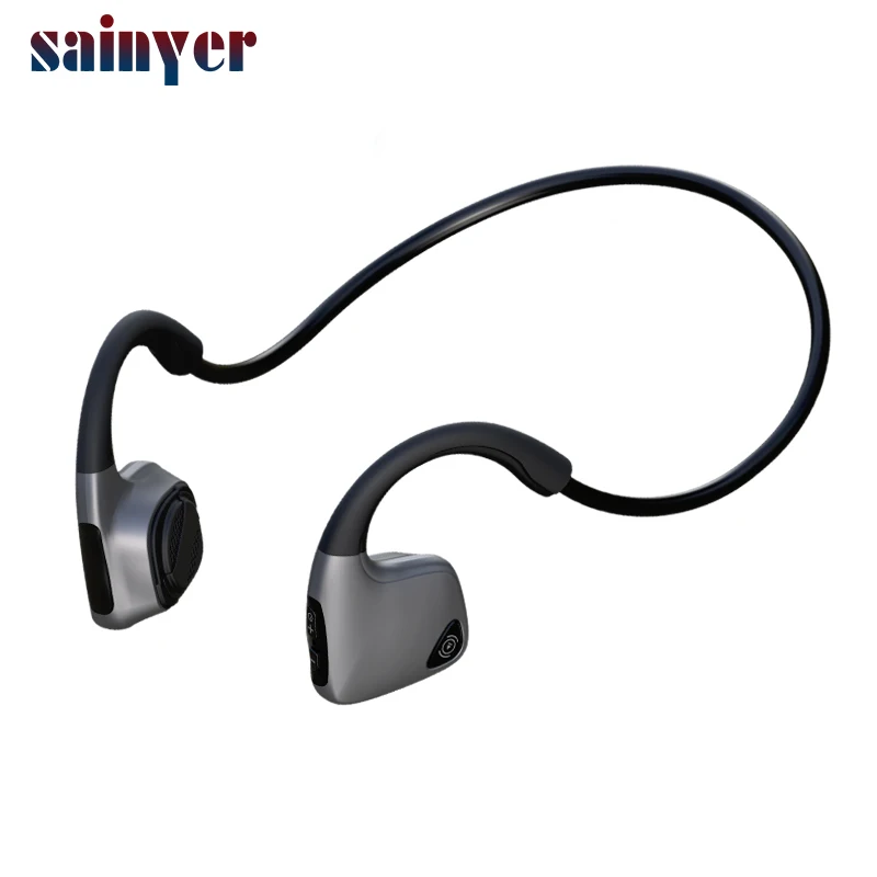 Заказной логотип беспроводной True Bluetooth V5.0 наушники спортивные костной проводимости гарнитура