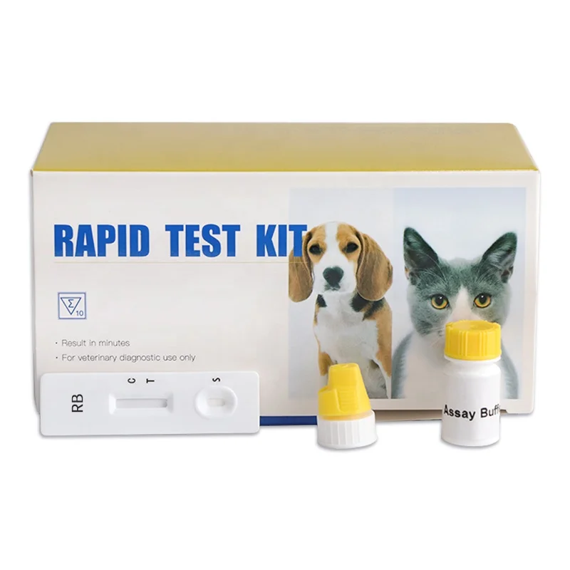 GooDoctor Professional Vet, Быстрая диагностика собак, кошек, кошек, кошачьих кроликов, Ag-тест на антитела от домашних животных, кроликов, RB-тест