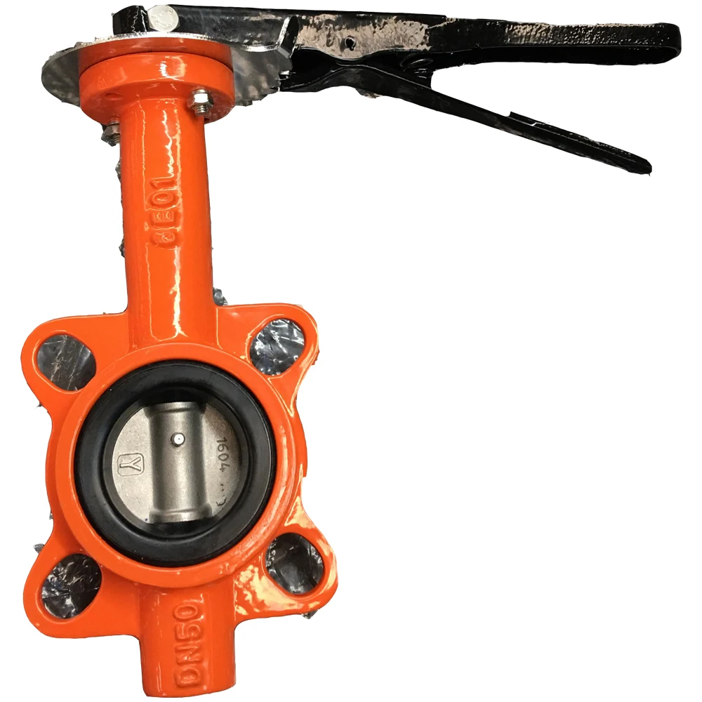KEFA WCB PN16 DN65mm 2.5in EPDM lever manual pneumatic electric motorized hydraulic actuator sanitary wafer butterfly valve