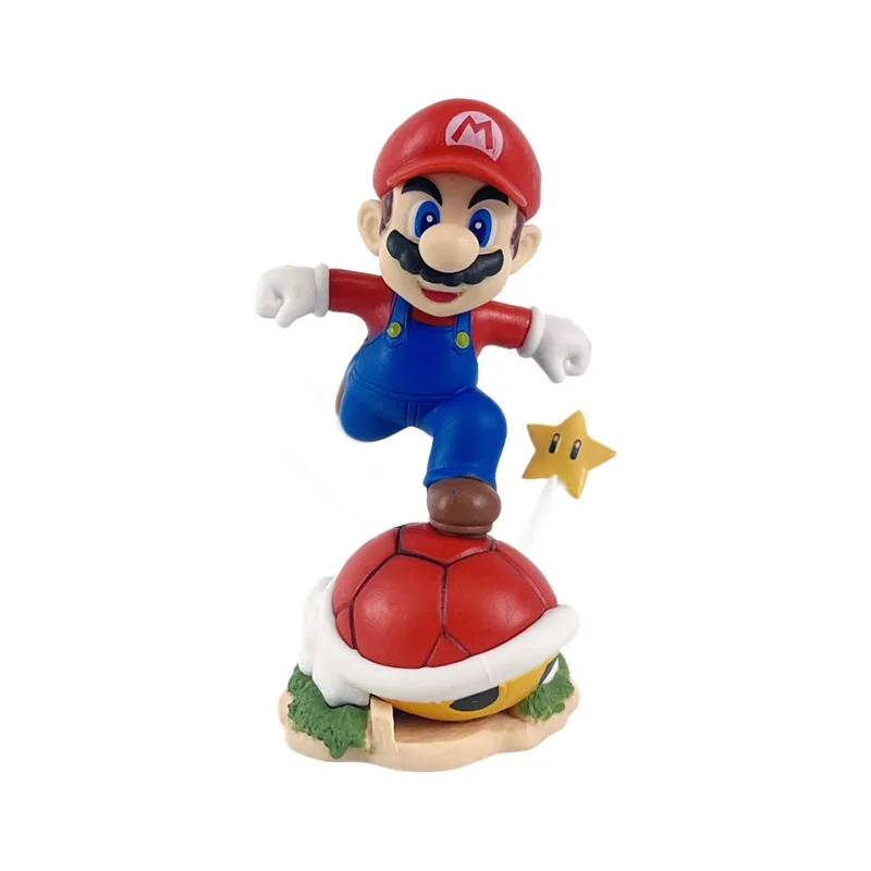 Cross border new anime Super Marios Run Bar Mario model desktop ornament wholesale