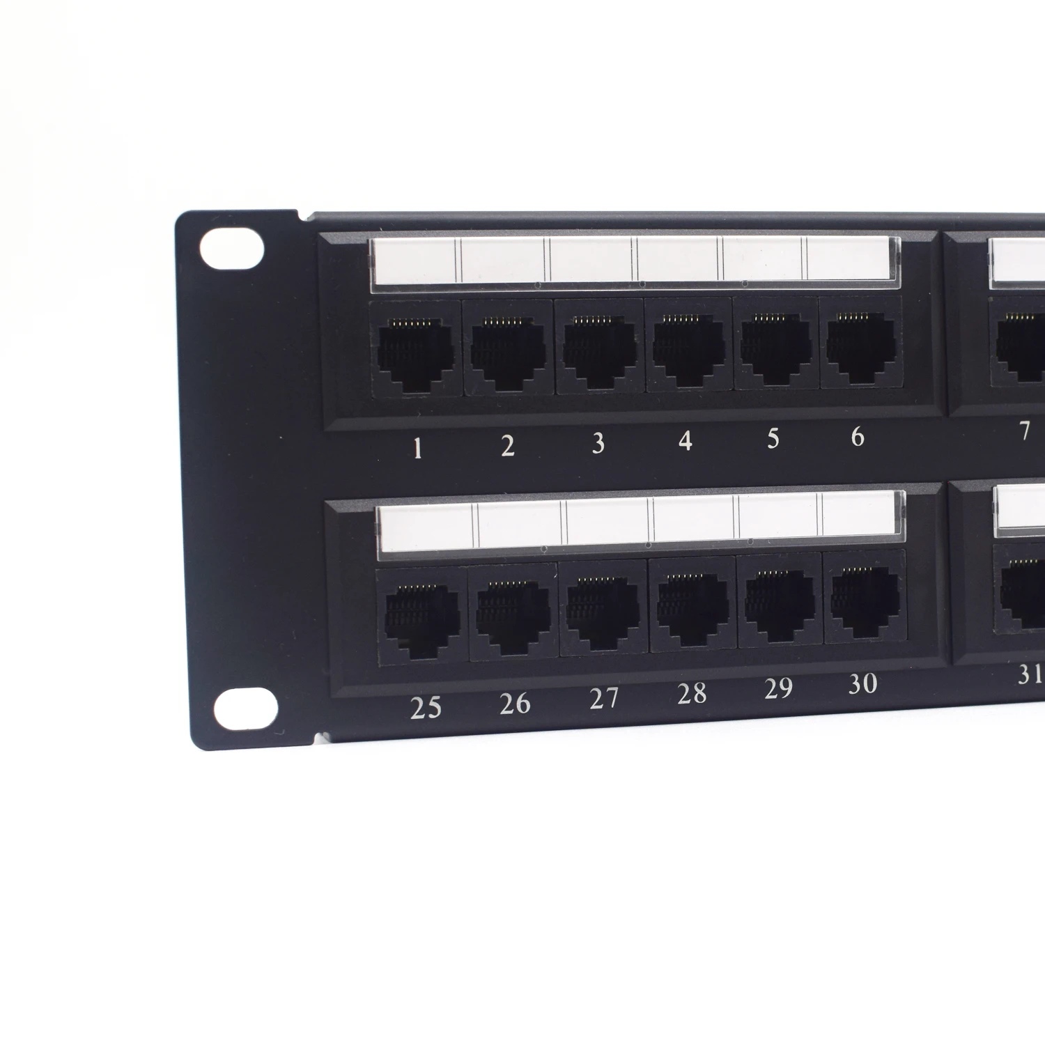 Цена по прейскуранту завода-изготовителя 1U 19 дюймов экранированный кабель Cat 6 патч-панели сетевая распределительная рамка RJ45 24 порта UTP Cat6 коммутационная панель