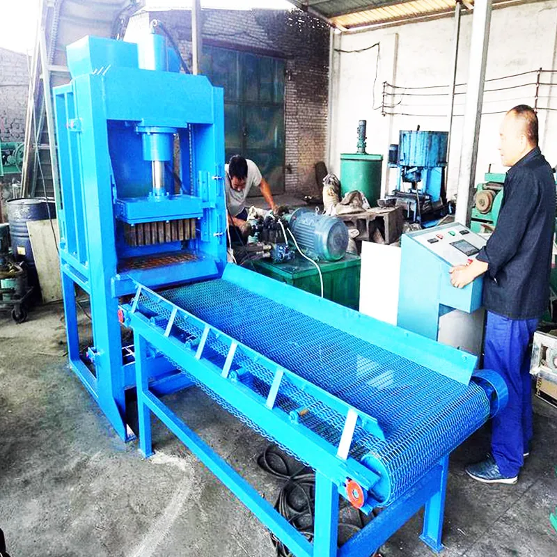 shisha charcoal making machine biomass charcoal briquette making machine from coffee husk in south africa