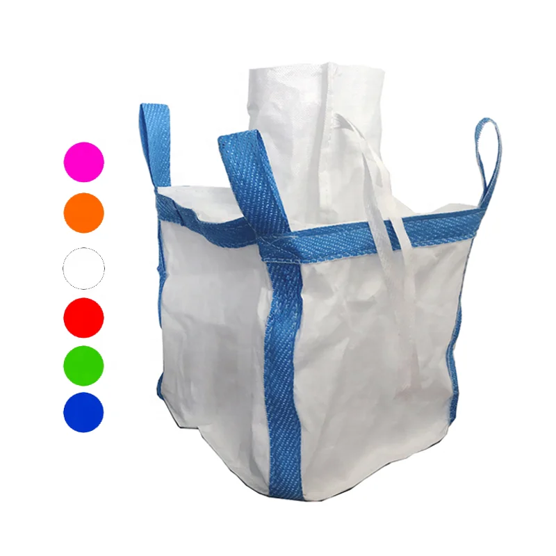 1000 liter 1000kg 1500kg 5 ton  large packaging cement for storage 90x90x110cm pp rice  big truck flexible container jumbo bag