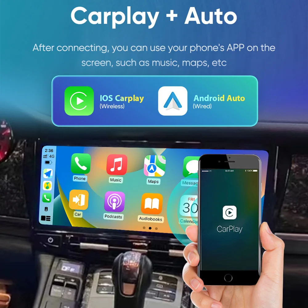 12 3 дюймов Carplay для Porsche Palamela 2010-2016 авто сенсорный экран мультимедийный плеер Android 13 GPS Navi автомобильное радио головное устройство