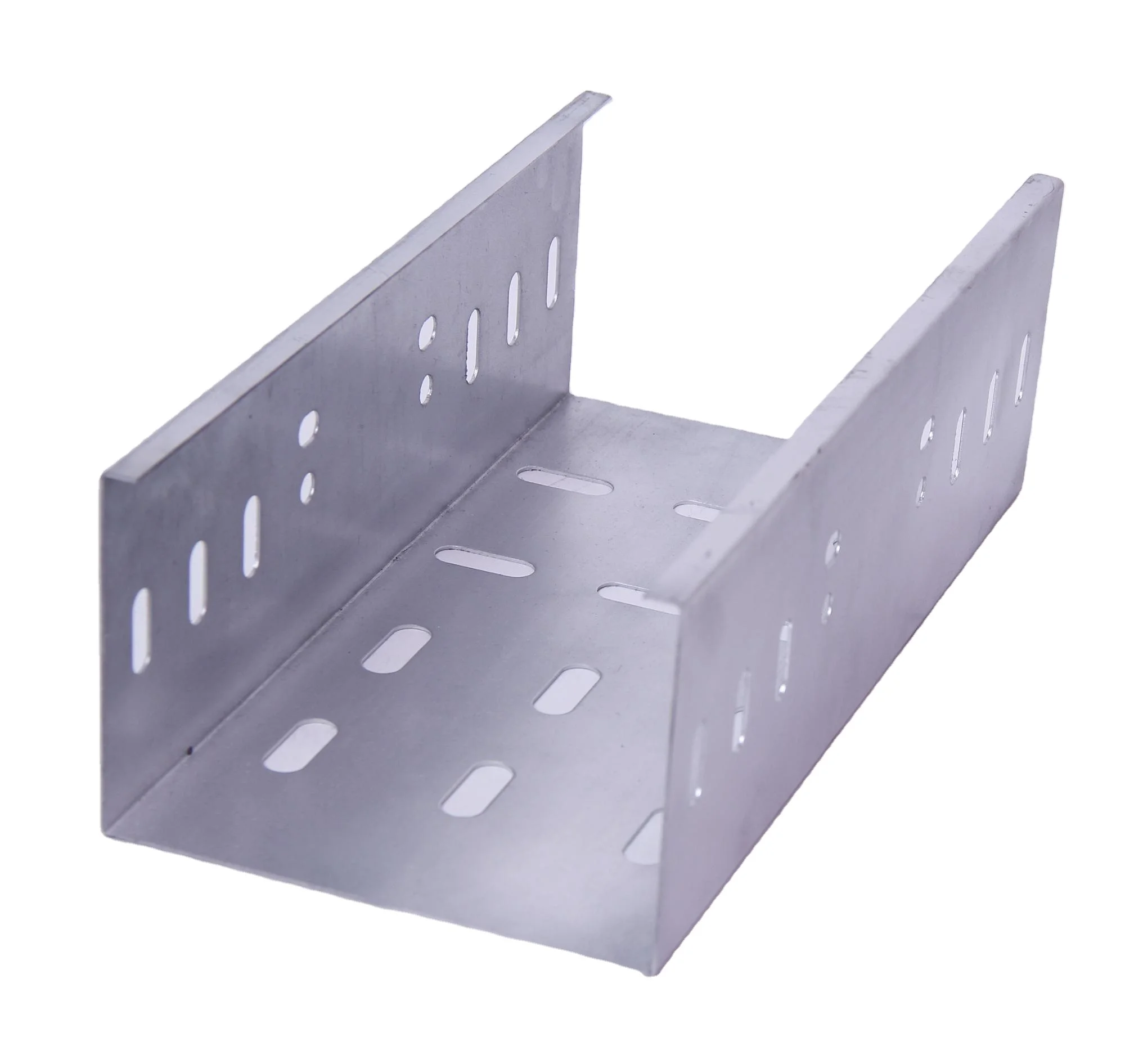 Factory Direct Sale Aluminium Galvanized Cover Perforated Cable Tray Outdoor Cable Trunking Cable Tray Prices