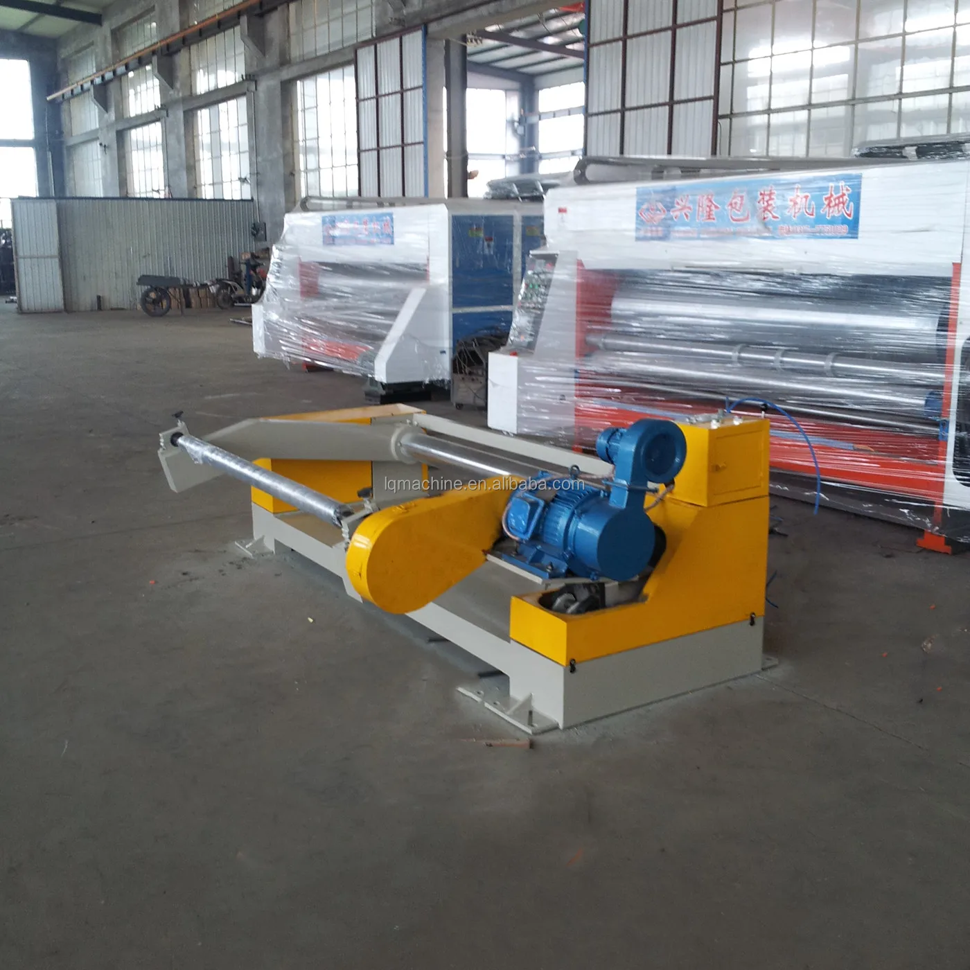 factory Customized automatic paperboard reel rewinder/mill roll stand for corrugated board  roll rewinding machine