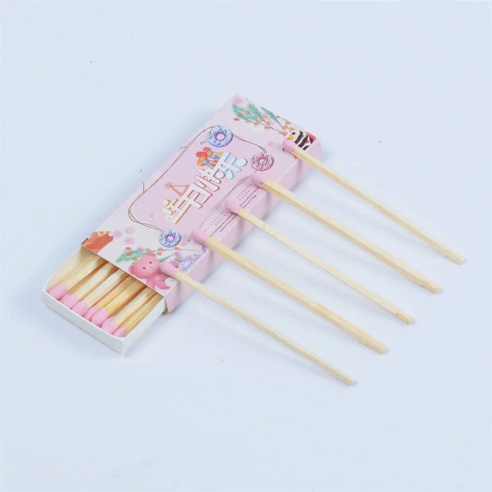 Box Matches 4 Inch Candle Matchbox Custom Fireplace Cigar Long Matches