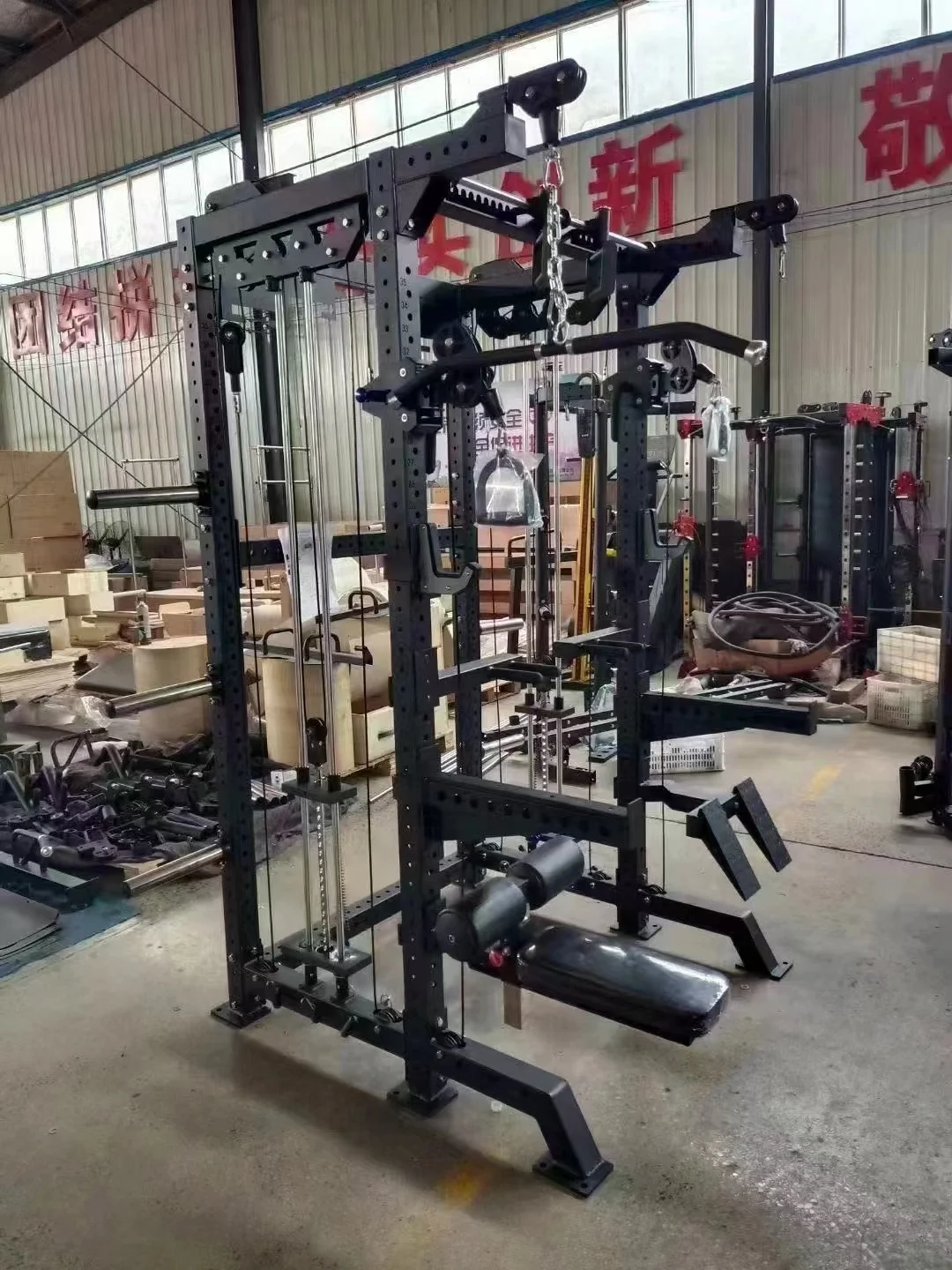New Style Gym Multi Functional Trainer Squat Rack/ Cable Crossover /power Rack