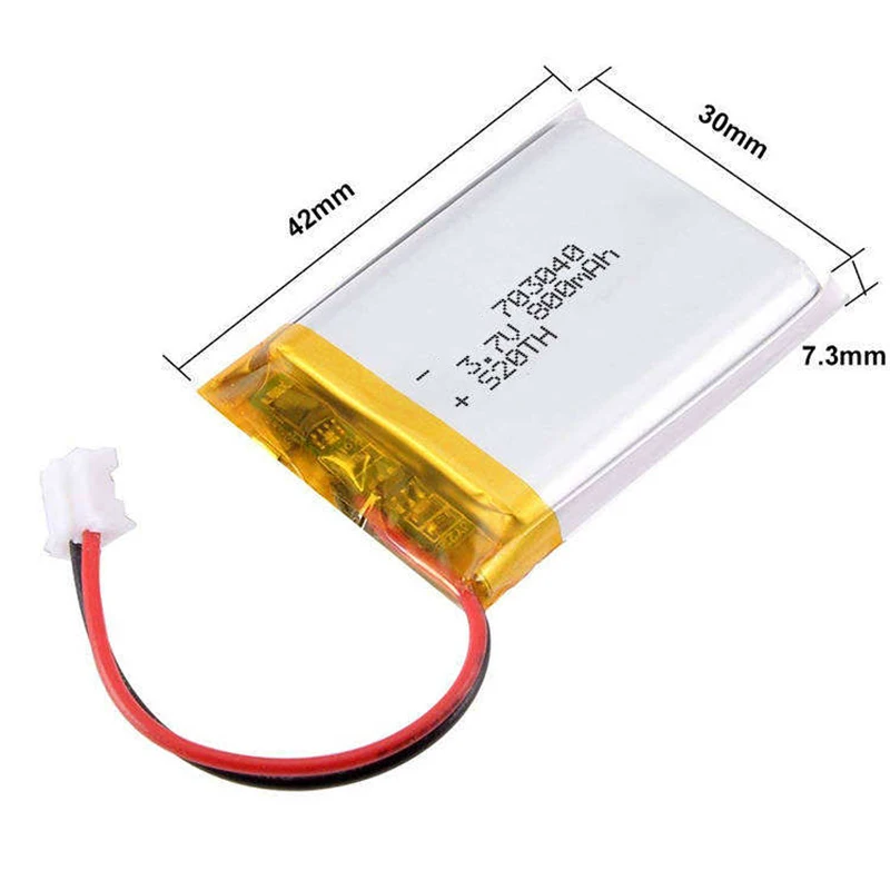 Good Price Lithium Battery 3.7V 800mAh 900mAh 1000mAh Battery Cells 703040 803040 903040 Rechargeable Battery With PCM