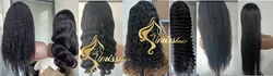 Human Hair Pre Pluck Lace Wig Ponytail Braiding Hair Cuticle Aligned Virgin Hair Brazilian Wig Hand-tied Full Lace Wigs